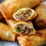 Philly Cheesesteak Egg Rolls Recipe