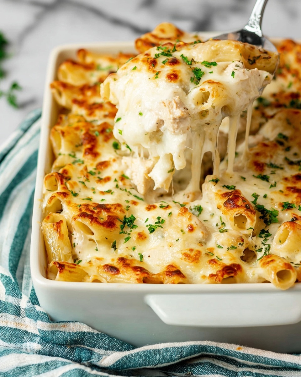 Creamy Chicken Alfredo Bake Recipe