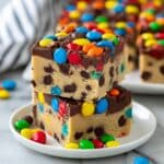 Cookie Dough Bars with Chocolate Chips and M&M’s Recipe