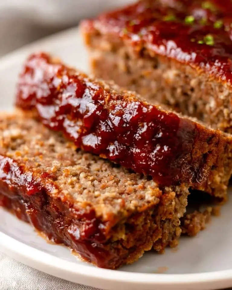Classic Beef Meatloaf with Tomato Ketchup Glaze Recipe