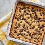 Chocolate Chip Cookie Bars Recipe