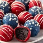 Patriotic Oreo Balls Recipe