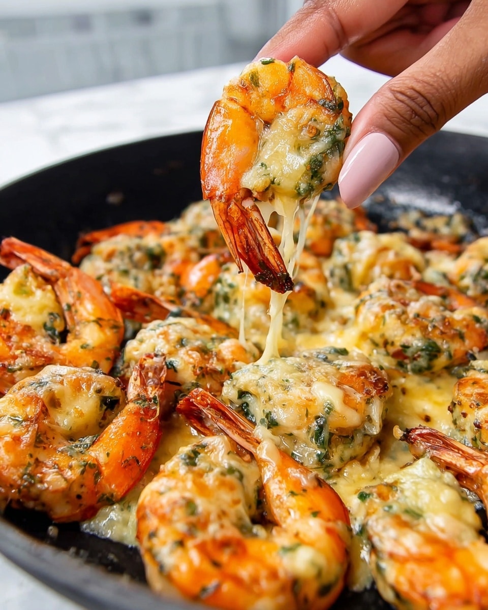 Stuffed Shrimp with Crab, Spinach, and Artichoke Filling Recipe