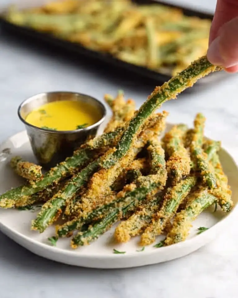 Easy Baked Parmesan Green Beans Recipe