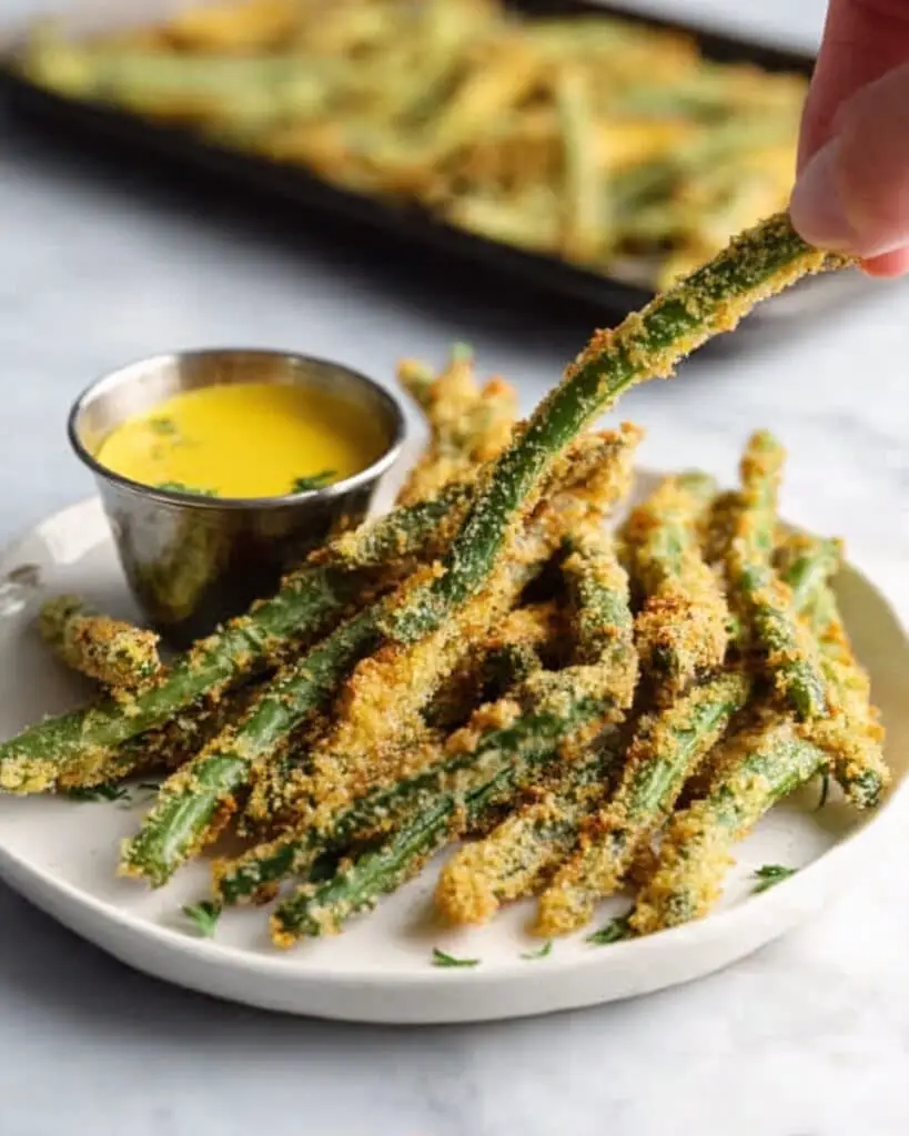 Easy Baked Parmesan Green Beans Recipe