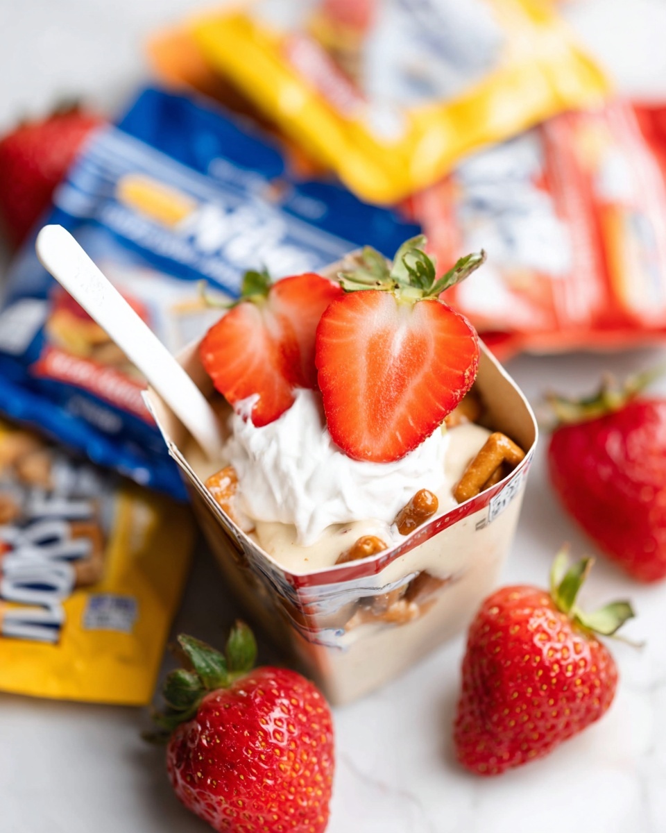 Walking Strawberry Pretzel Salad Recipe