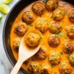 Curry Chicken Meatballs in Coconut Curry Sauce Recipe