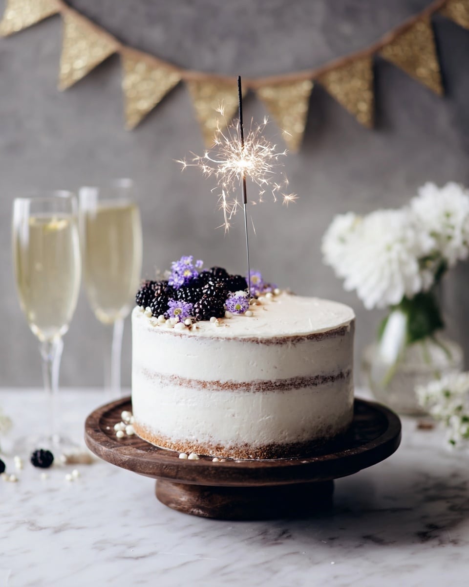 Graduation Cake with Sparkling Grape Buttercream and Raspberry Jam Recipe