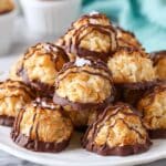 No Bake Salted Caramel Coconut Macaroons Recipe