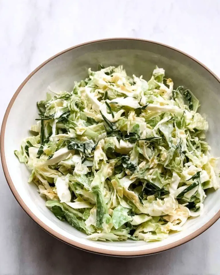 Cabbage and Collard Green Coleslaw Recipe