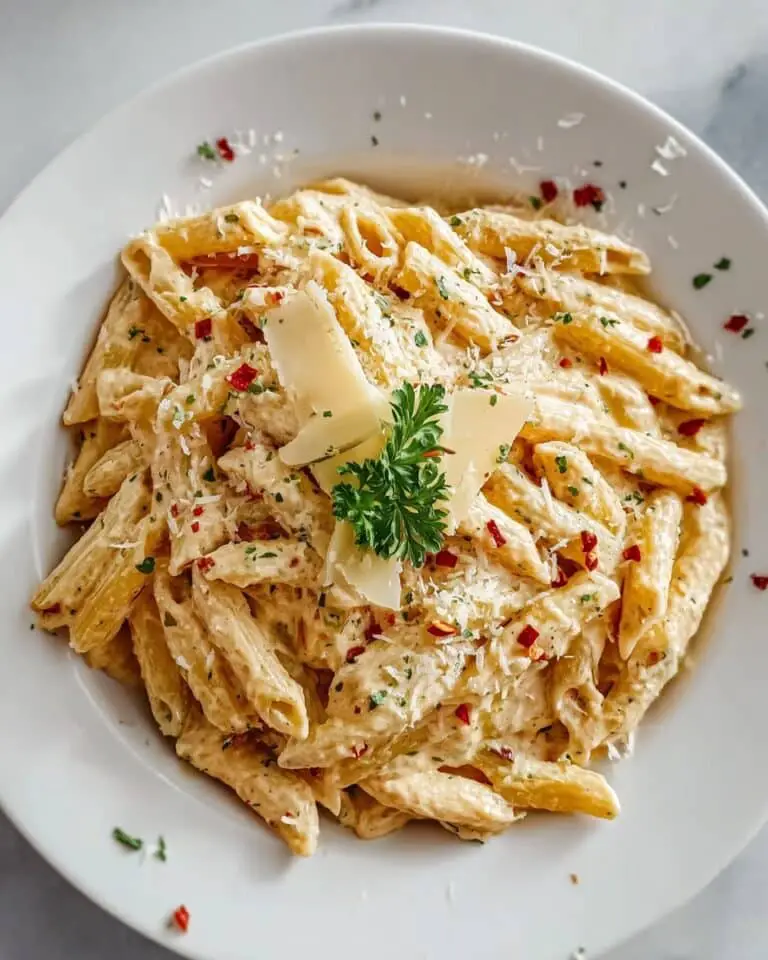 One Pot Creamy Garlic Pasta Recipe
