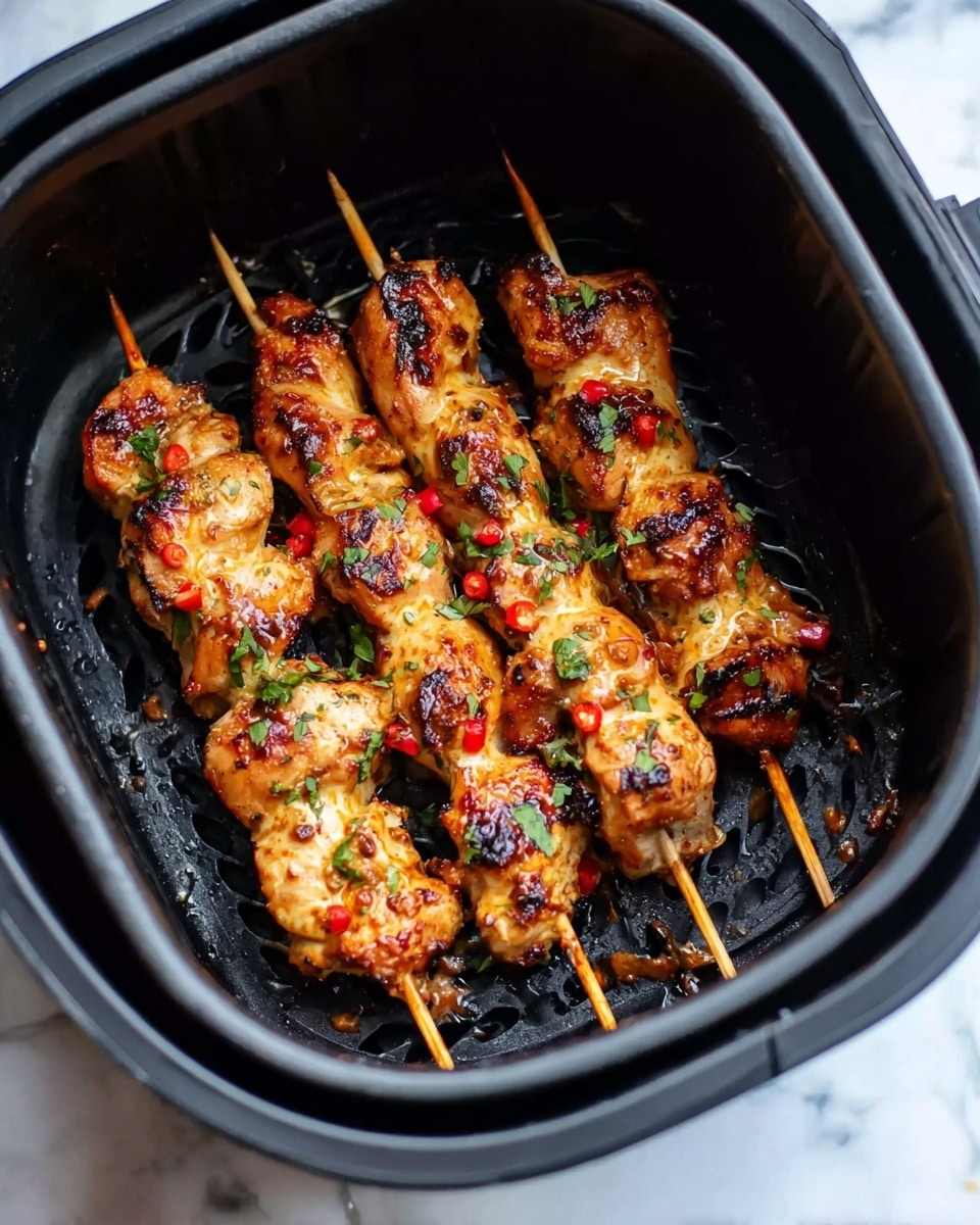 Quick and Easy Bang Bang Chicken Skewers Recipe