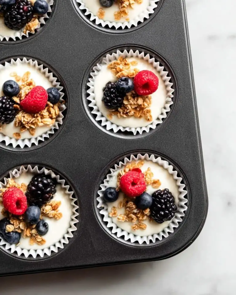 Easy Frozen Yogurt Granola Cups Recipe