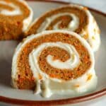 Carrot Cake Roll with Cream Cheese Filling Recipe