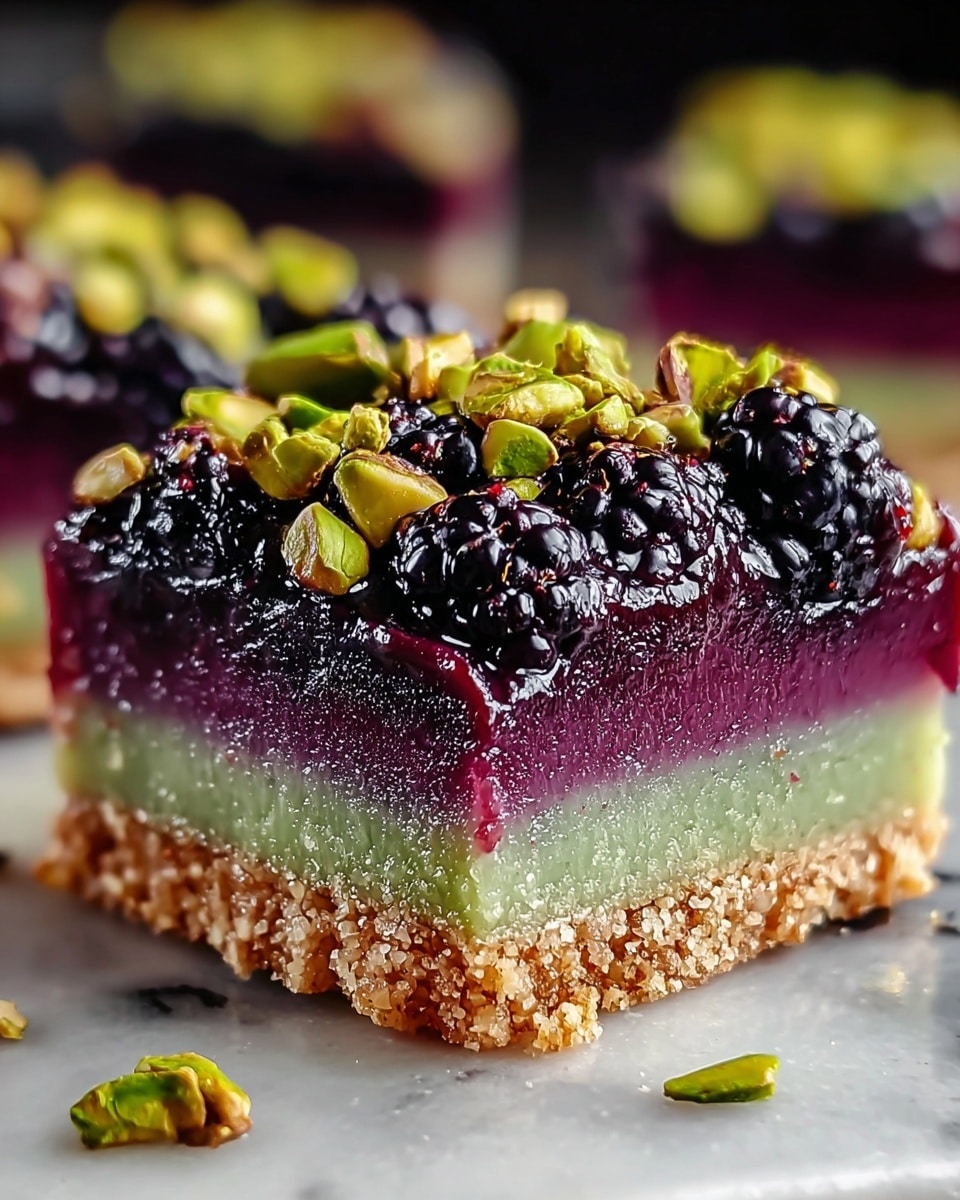 Blackberry Pistachio Dream Bars: Irresistible Homemade Bliss Recipe