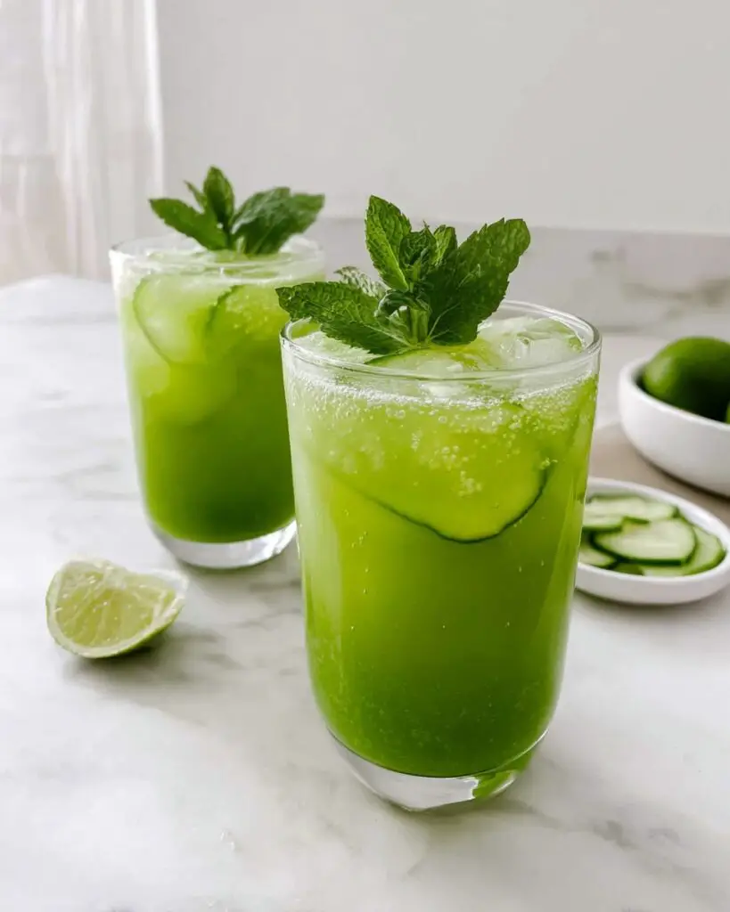 Cucumber Mint Mocktail Recipe