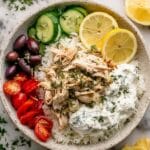 Slow Cooker Greek Chicken with Lemon, Garlic, and Mediterranean Herbs Recipe