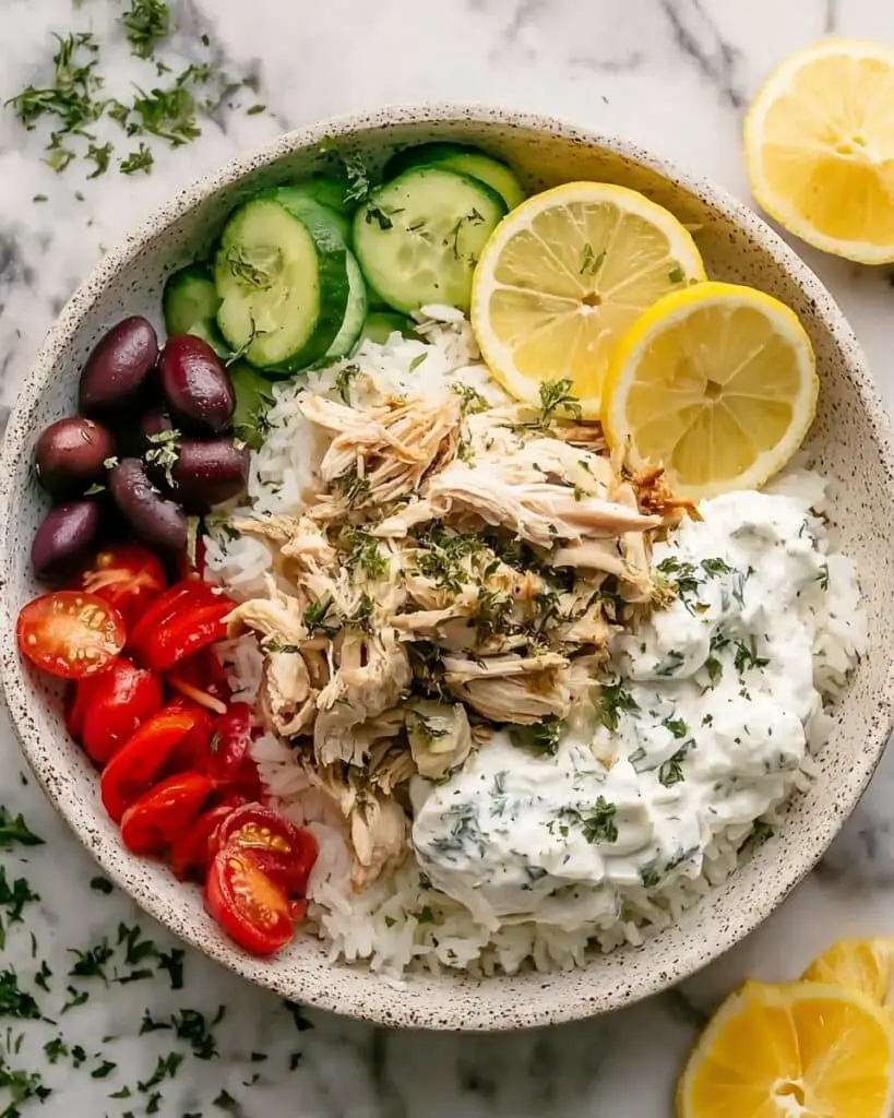 Slow Cooker Greek Chicken with Lemon, Garlic, and Mediterranean Herbs Recipe
