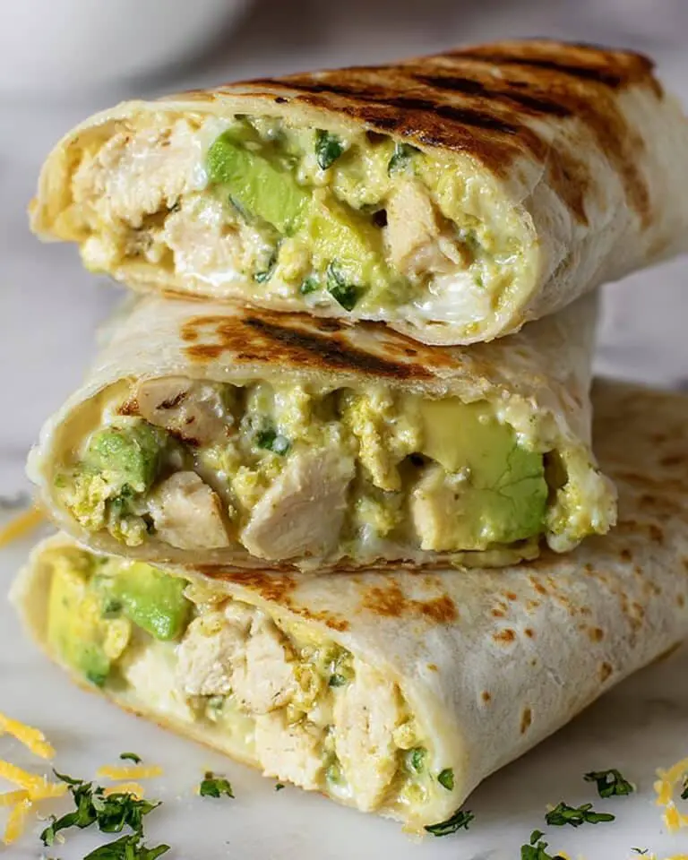 Chicken Avocado Burritos Recipe