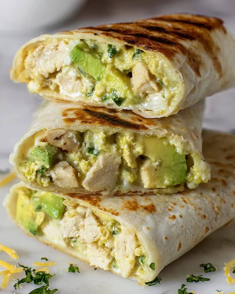 Chicken Avocado Burritos Recipe