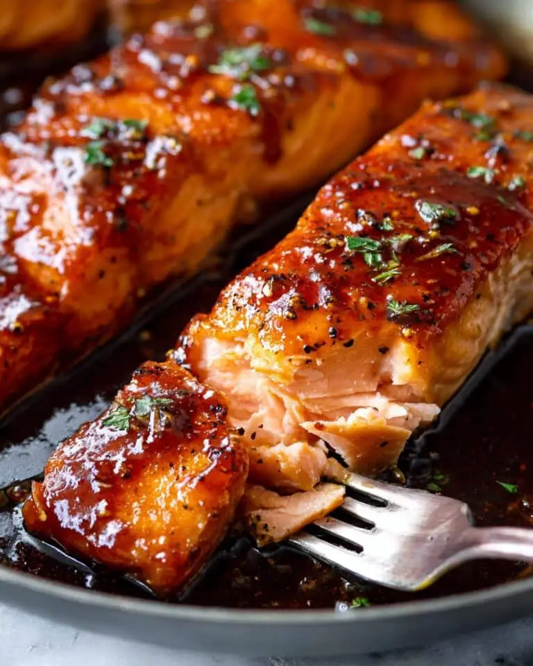 Honey Garlic Glazed Salmon Recipe