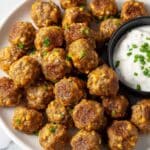 Keto Sausage Balls with Almond Flour Recipe