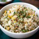 Garlic Herb Baked Brown Rice Pilaf Recipe