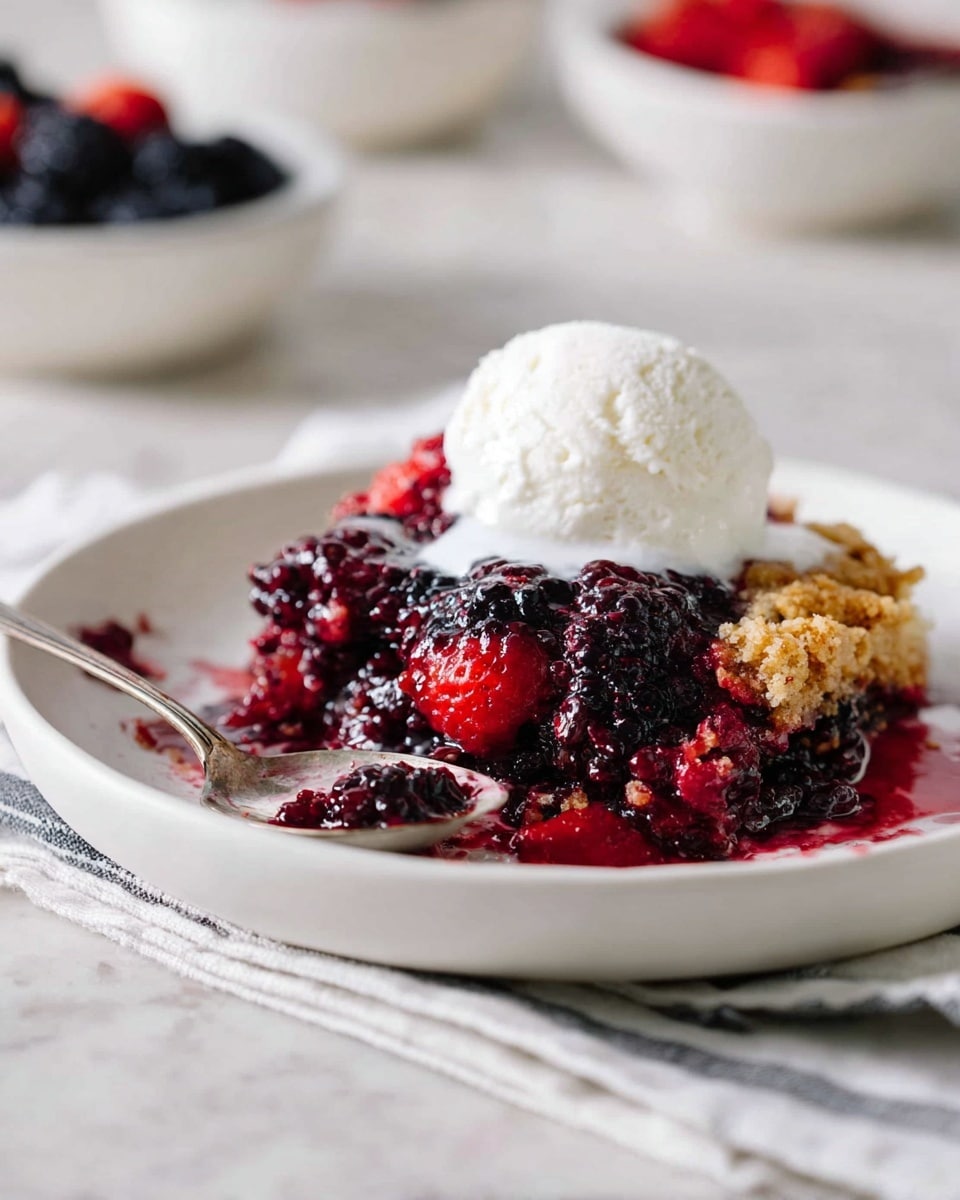 Slow Cooker Berry Cobbler Recipe