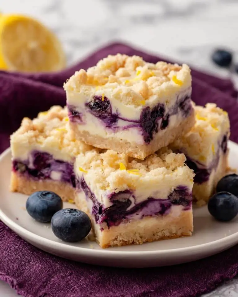 Blueberry Lemon Pie Bars Recipe