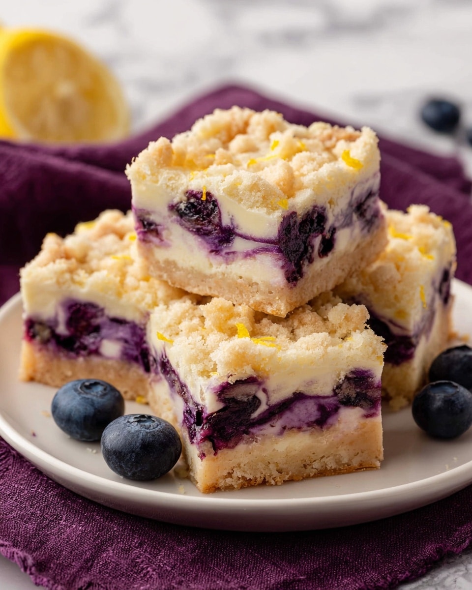 Blueberry Lemon Pie Bars Recipe