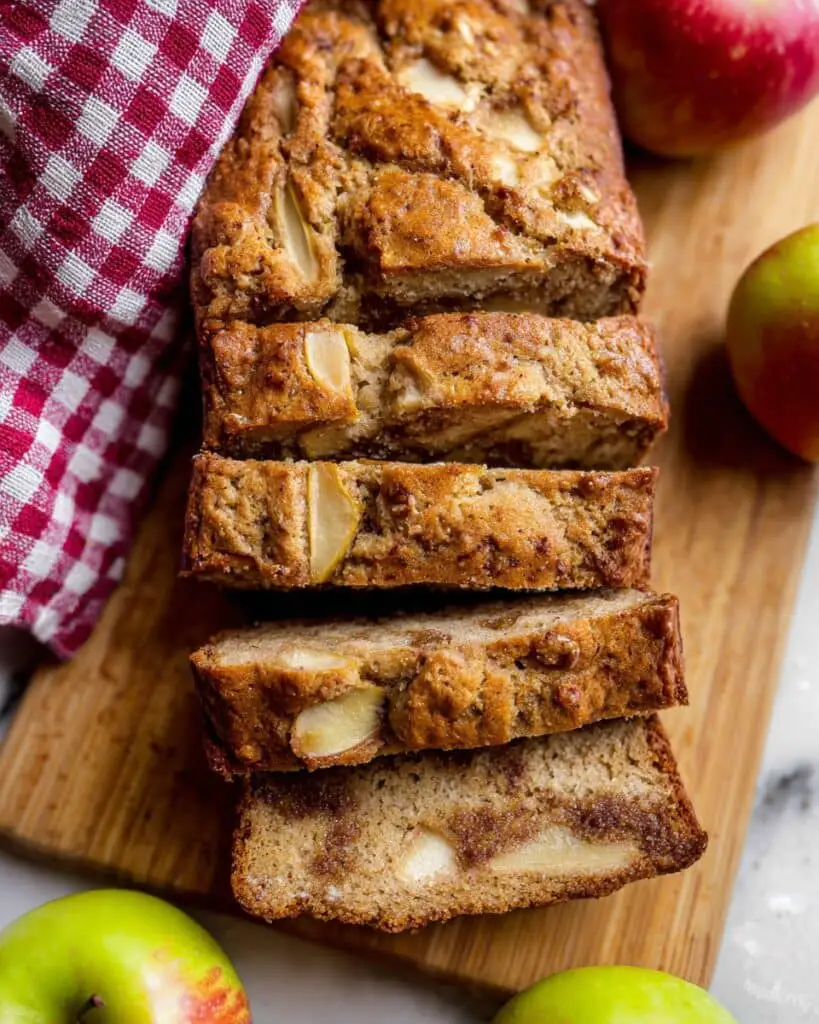 Apple Bread with Toasted Pecans and Warm Spices Recipe