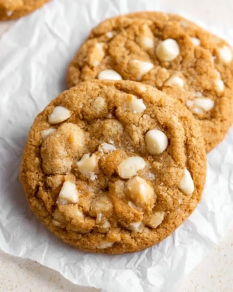 Vegan White Chocolate Macadamia Nut Cookies Recipe