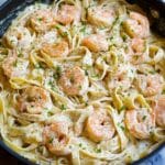Creamy Shrimp Fettuccini Pasta Recipe