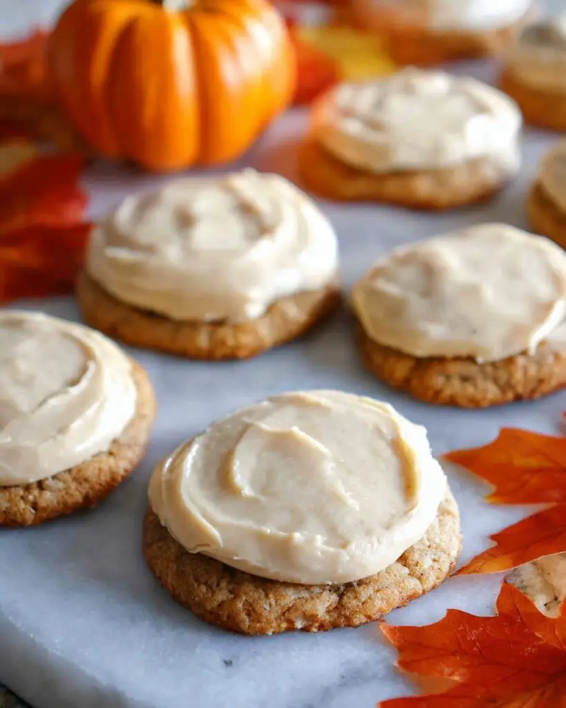 Pumpkin Cookies with Caramel Frosting Recipe