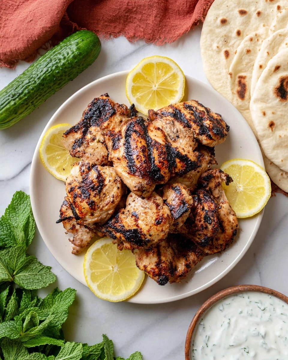 Greek Yogurt Marinated Grilled Chicken Thighs Recipe