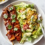 BBQ Chicken Skewer Salad Recipe