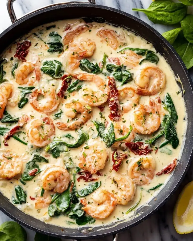 Creamy Tuscan Shrimp Recipe