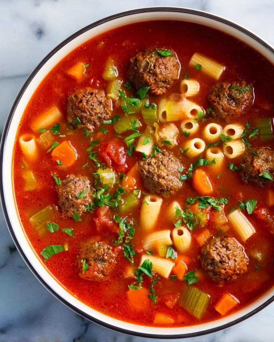 Italian Meatball Soup Recipe