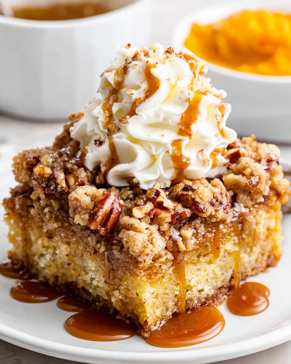 Pumpkin Dump Cake Recipe