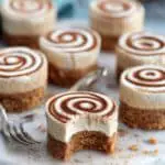 Mini Cinnamon Roll Cheesecakes Recipe