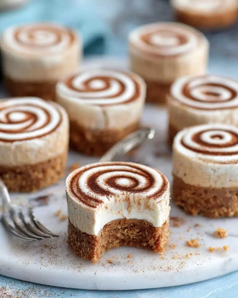 Mini Cinnamon Roll Cheesecakes Recipe