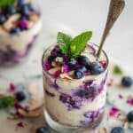 Rice Pudding with Blueberry Swirl Recipe