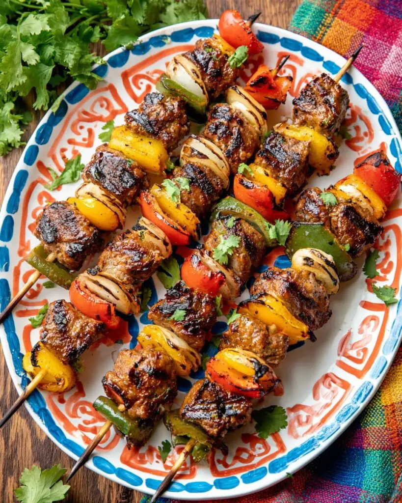 Mexican Barbecue Chicken Skewers Recipe