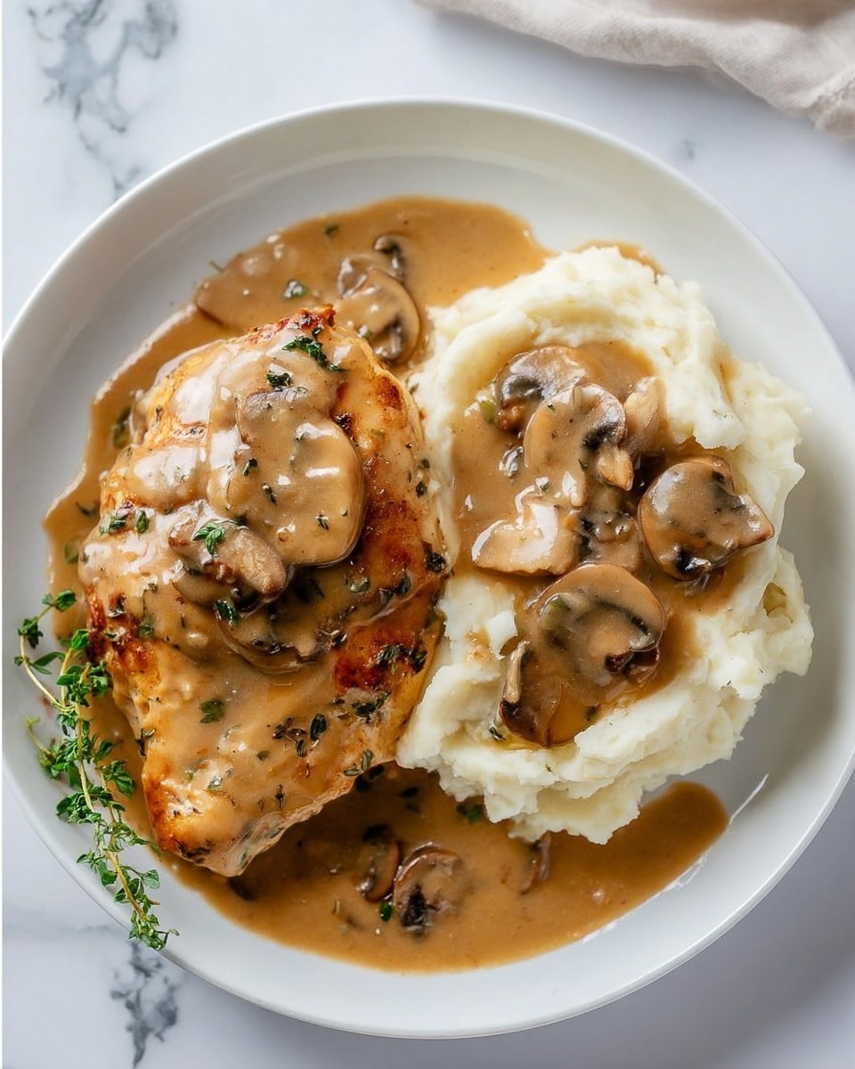 Creamy Mushroom Chicken Recipe