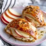 Apple and Brie Stuffed Chicken Breast with Maple Glaze Recipe
