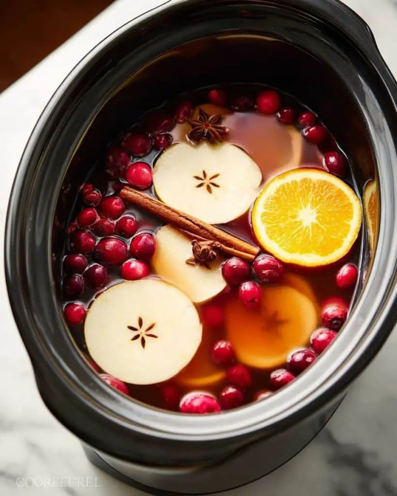 Slow Cooker Cranberry Apple Cider Recipe