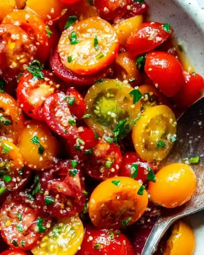5-Ingredient Marinated Tomatoes Recipe