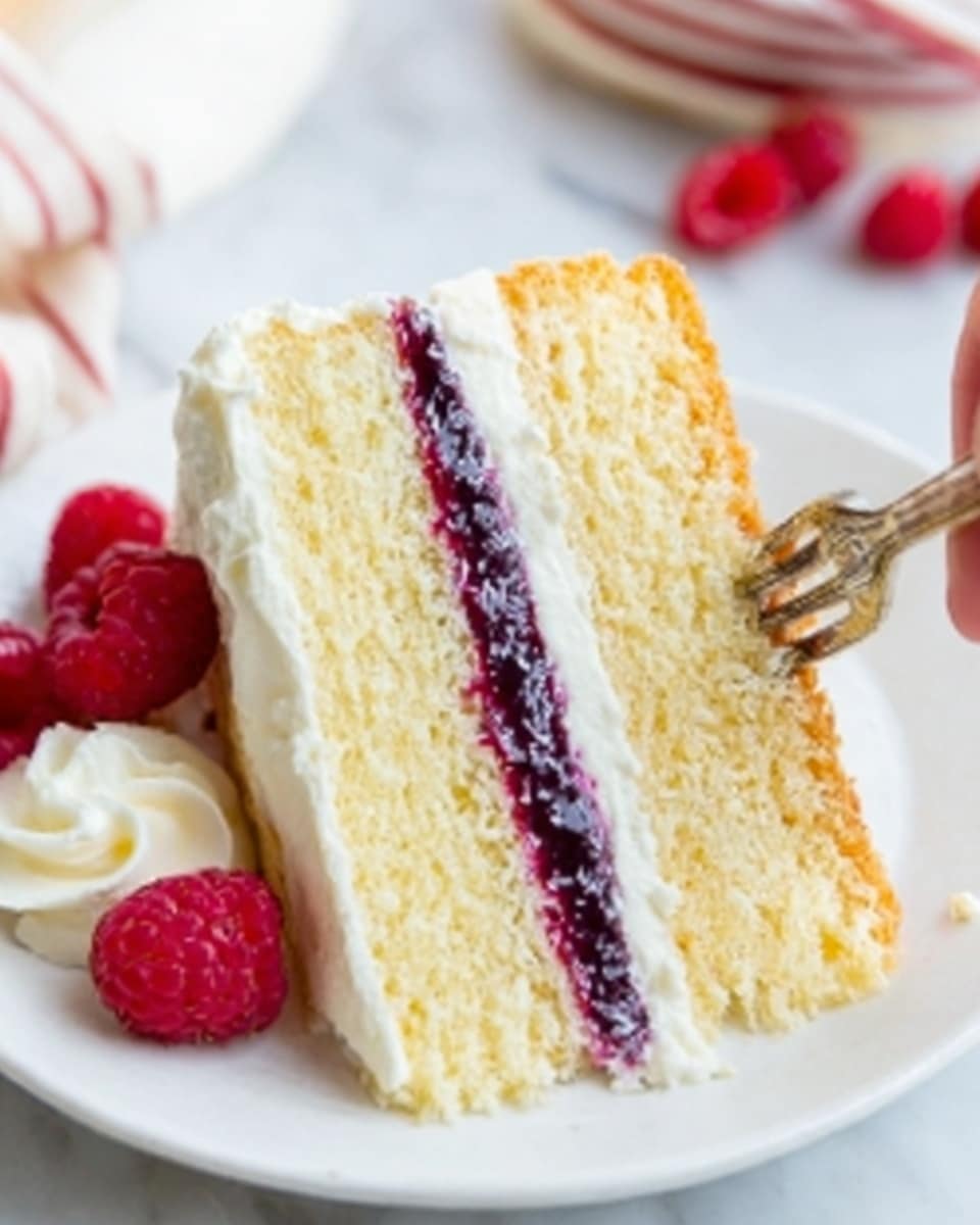 Berry Mascarpone Layer Cake Recipe