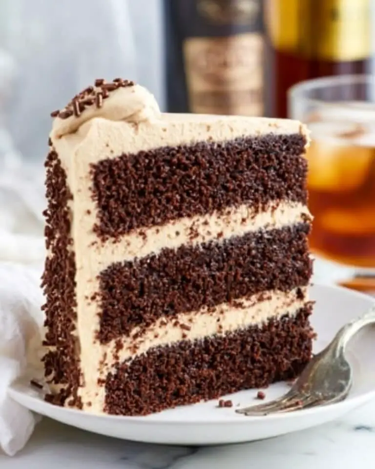Kahlua Coffee Chocolate Layer Cake Recipe