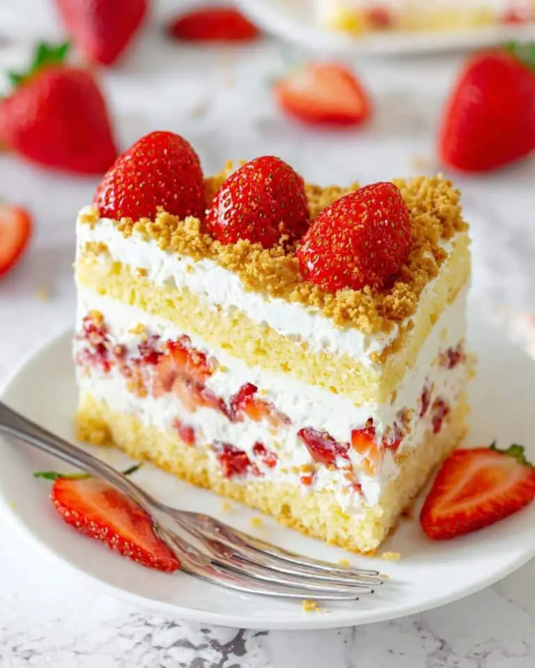 Strawberry Shortcake Icebox Cake Recipe